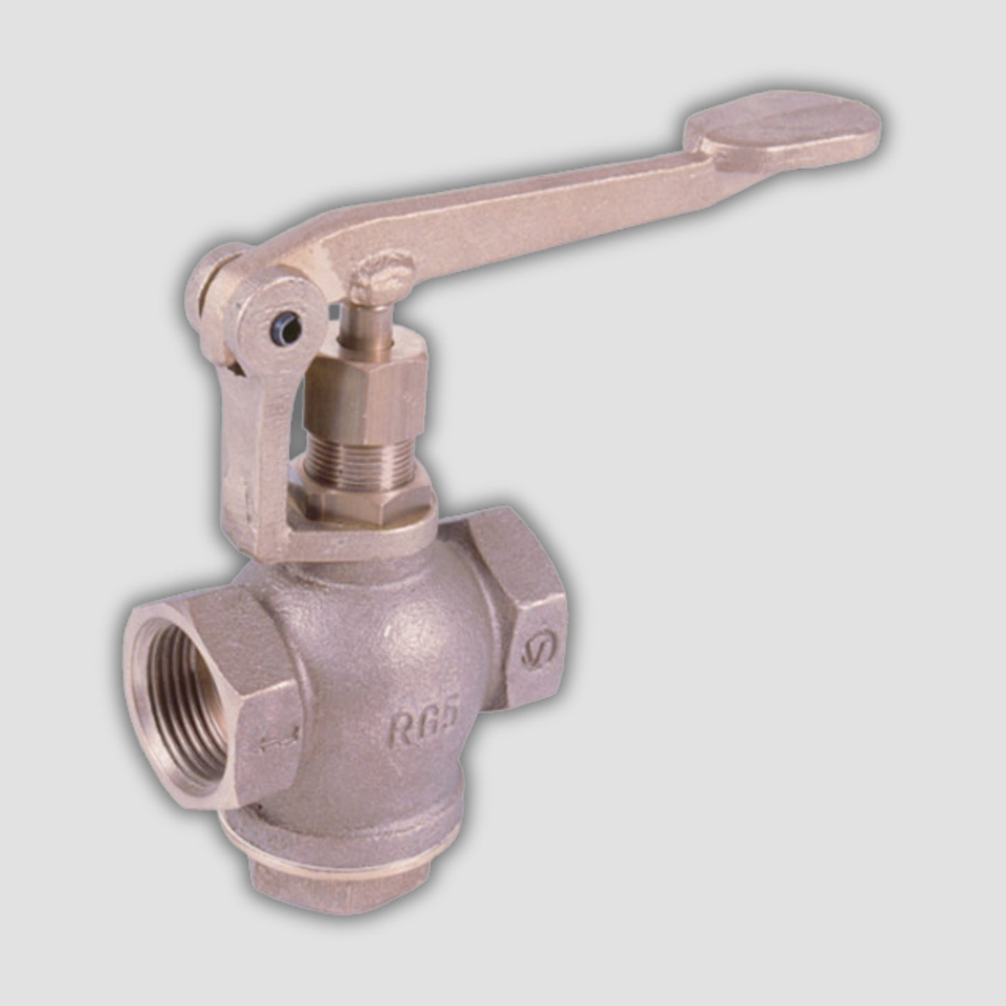 Bronze Self-Closing Lever Globe Valve