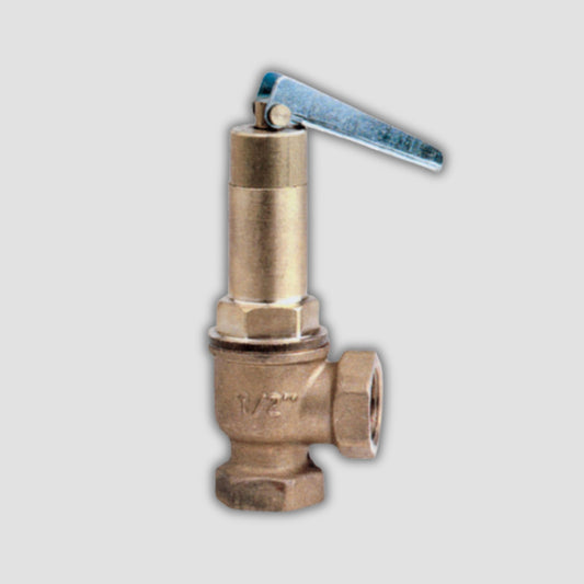 Brass/Bronze Spring Relief Valve – PTFE Seat with Test Lever