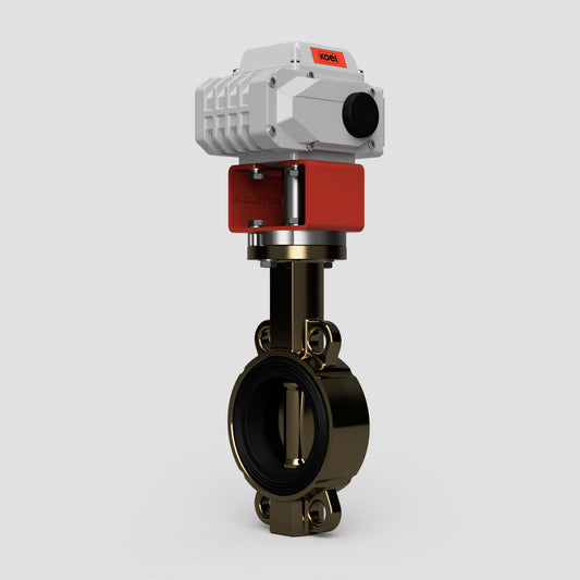 Koei Actuated TTV Aluminium Bronze Butterfly Valves (EPDM Seat)