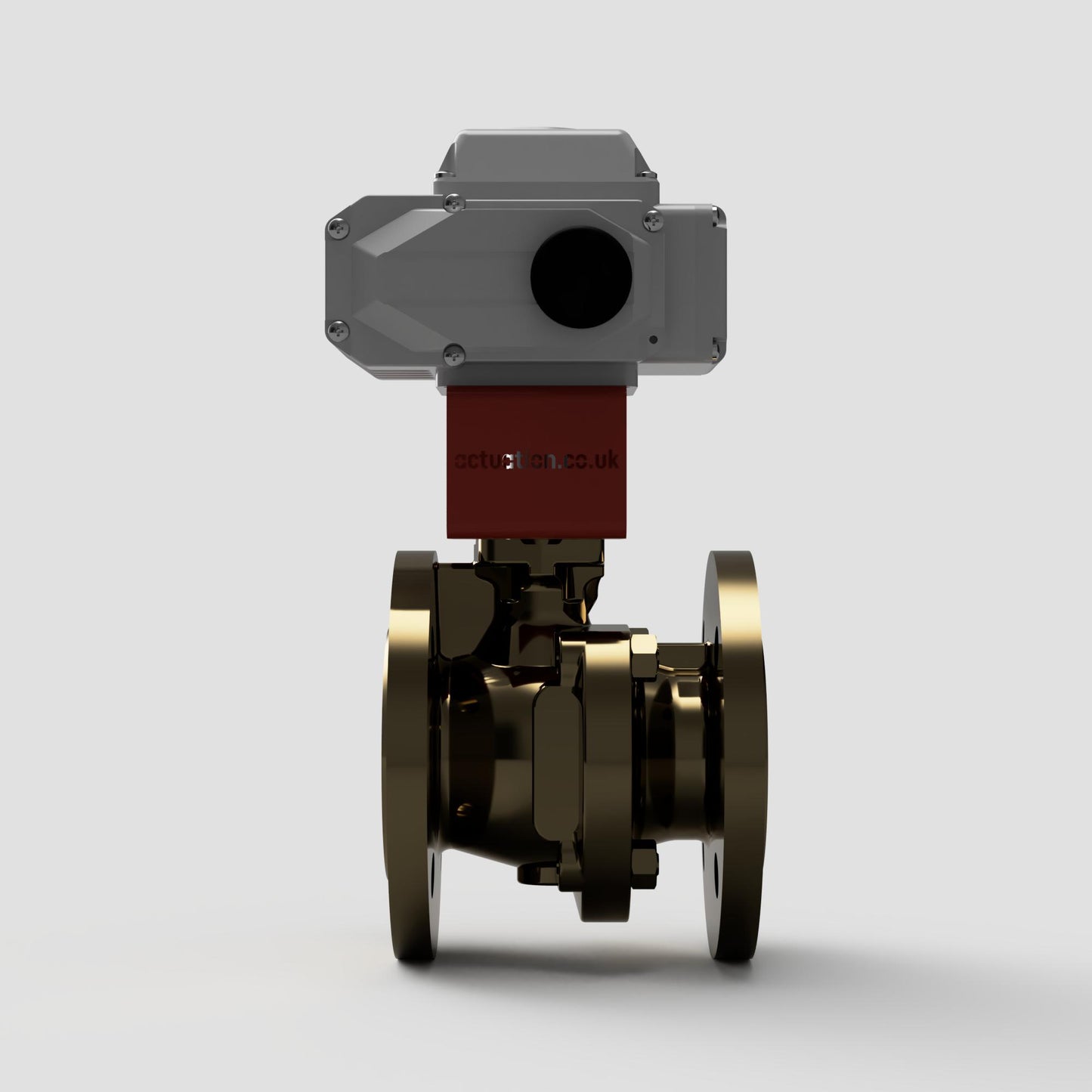 Mariani Koei UNIC Actuated Flanged PN16 2 PCE Full Bore B62 Bronze Ball Valves (Electric Power Open Power Close)