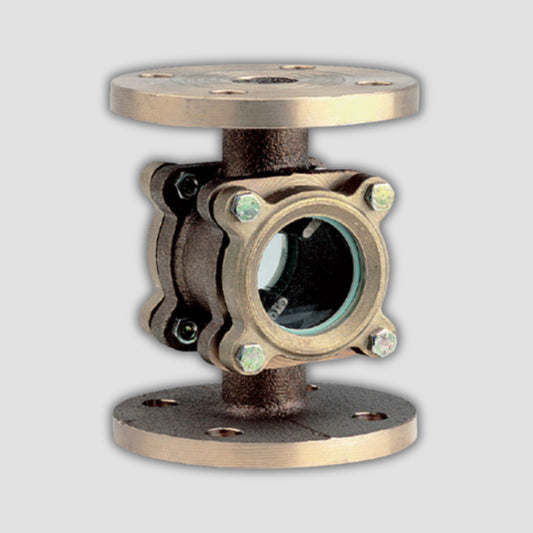 Premium Bronze Sight Glass – Flanged PN16